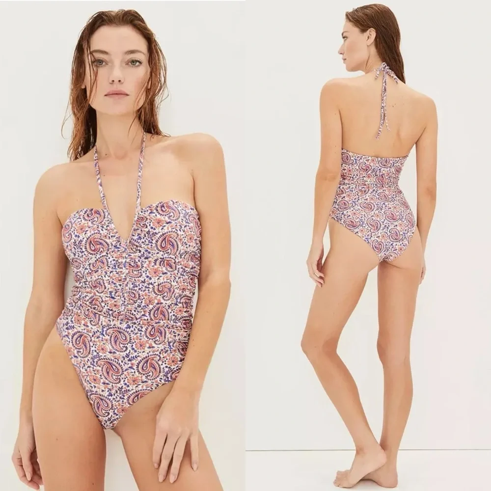 NWT $328 Veronica Beard Hazima Swimsuit, S